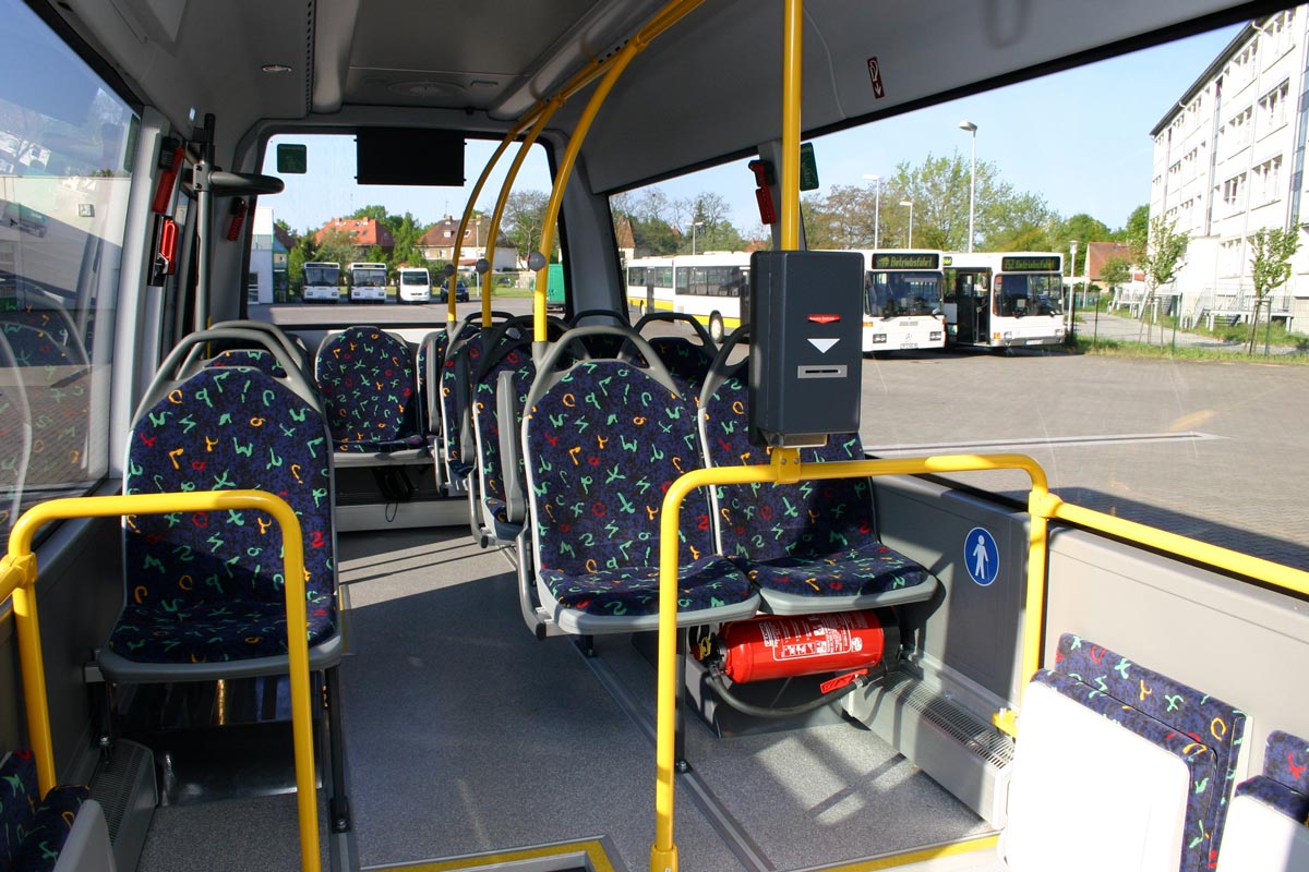 Interieur des Stadtbusses