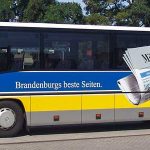 Beispiel für Buswerbung